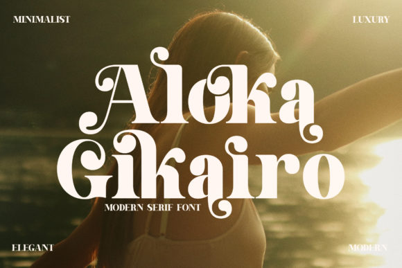Aloka Gikairo: A Stylish Serif Script for Modern Web Design