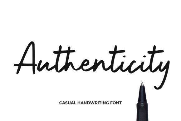 Authenticity: A Handwritten Font for Elegant Campaigns