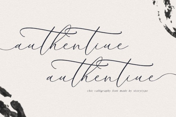 Authentiue: Elevate Your Campaigns with This Stylish Script Font
