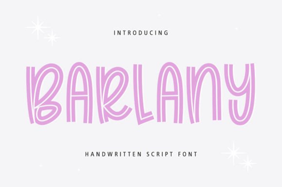 Barlany: A Charming and Elegant Script Font for Web Design
