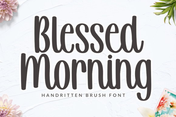 Blessed Morning: A Charming Handwritten Font for Editorial Design