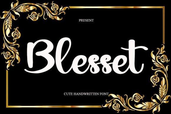 Blesset: A Magical Handwritten Font for Web Design