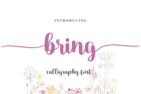 Bring: A Handwritten Font for Polished Branding