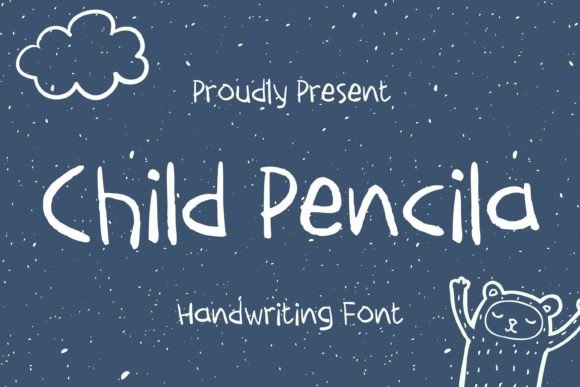 Child Pencila: A Charming Handwritten Font for Editorial Design