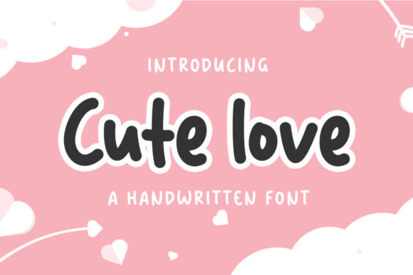 Cute Love: A Handwritten Font for Engaging Visuals