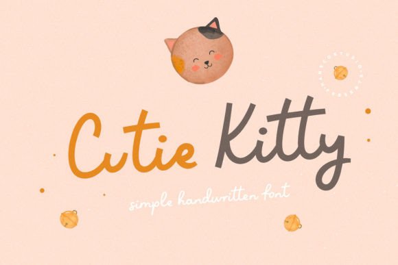 Cutie Kitty Font: A Charming Handwritten Typeface for Modern Brands