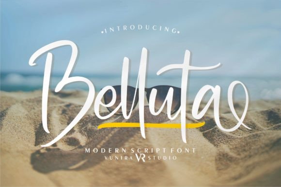 Discover Belluta: A Modern Script Font for Elegant Branding