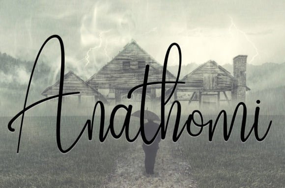 Discover the Charm of Anathomi: A Handwritten Font for Web Design