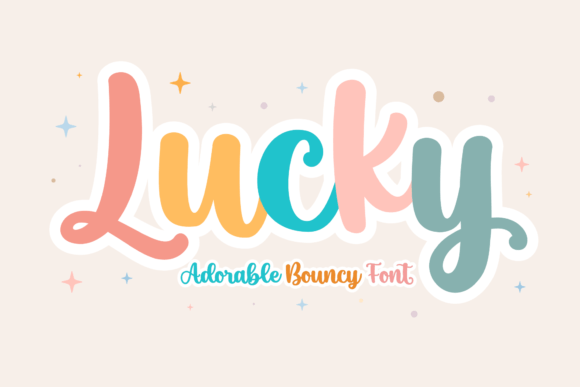 Discover the Charm of Lucky: A Perfect Handwritten Font for Makers