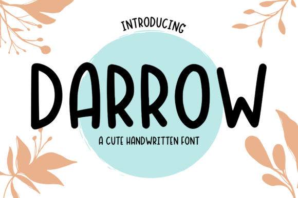 Enhance Your Brand with Darrow: A Playful Hand-Lettered Font