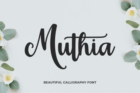 Enhance Your Brand with Muthia: A Charming Handwritten Font