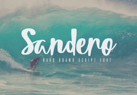 Enhance Your Brand with Sandero: A Bold, Cool Handwritten Font
