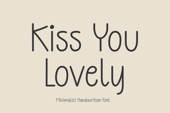 Enhance Your Web Design with Kiss You Lovely Font