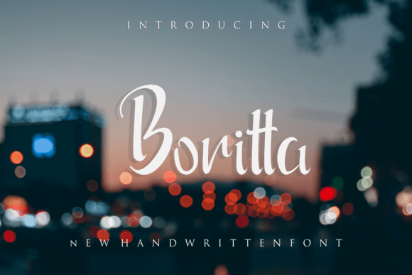 Exploring Boritta: A Bold and Authentic Handwritten Font