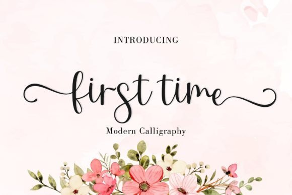 First Time: A Versatile Handwritten Font for Creative Campaigns