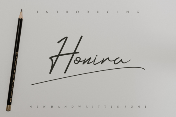 Honira: A Handwritten Font for Standout Branding