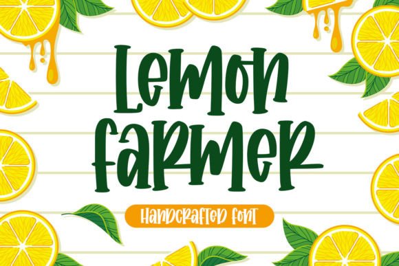 Lemon Farmer: A Charming Handwritten Font for Crafters