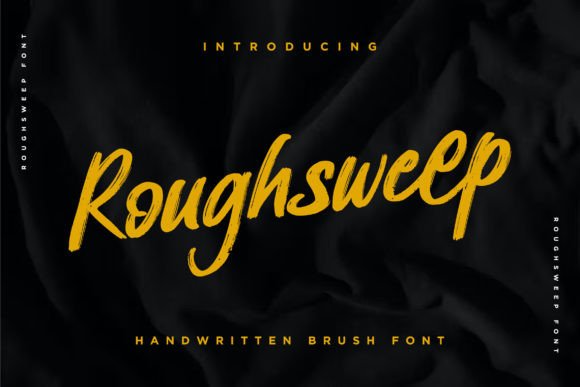 Roughsweep: A Brush Script Font for Editorial Charm