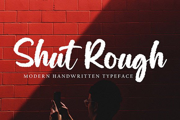 Shut Rough: A Versatile Script Font for Editorial Design