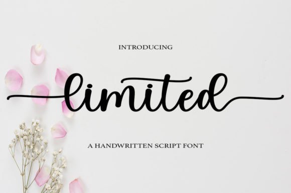 Transform Your Brand with Limited: A Charming Script Font