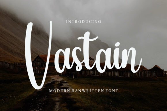 Vastain: A Handwritten Font for Modern Campaigns