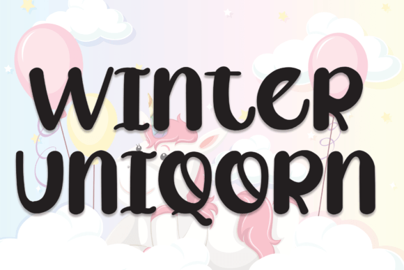 Winter Uniqorn: A Charming Handwritten Font for Crafters